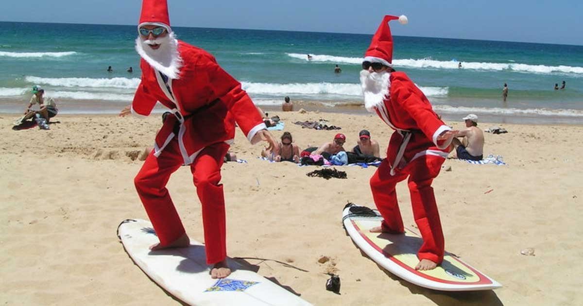 ¡Felices, pero que muy Felices Navidades en Australia!