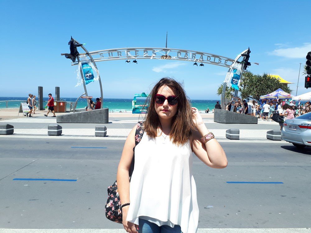 Ana estudiando un curso VET en Brisbane