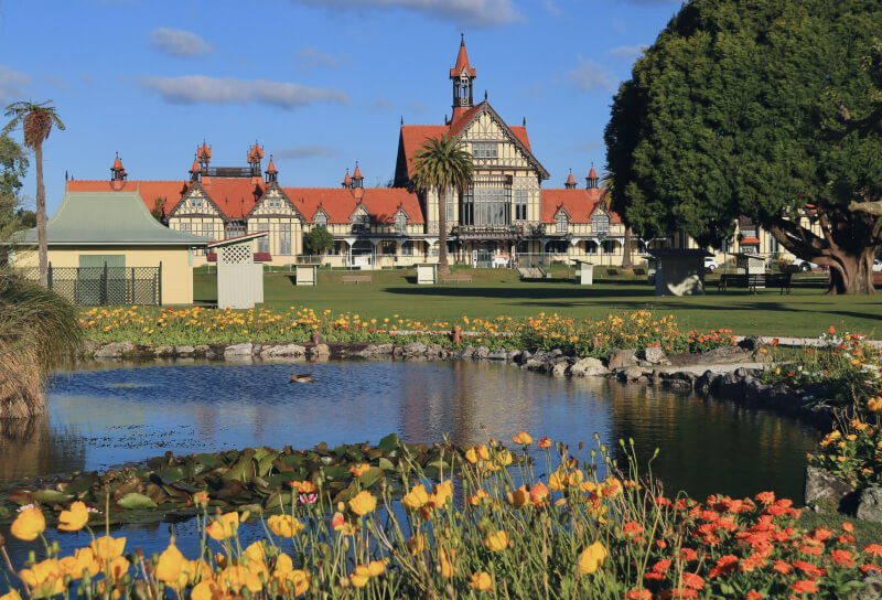 Rotorua, lugar imprescindible de la Isla Norte de Nueva Zelanda